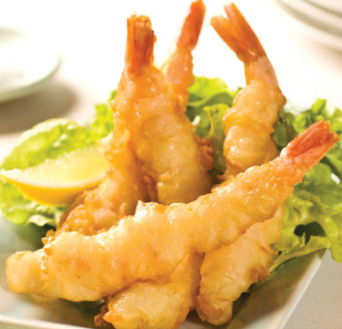 Jumbo Tampura Shrimps - 4pcs