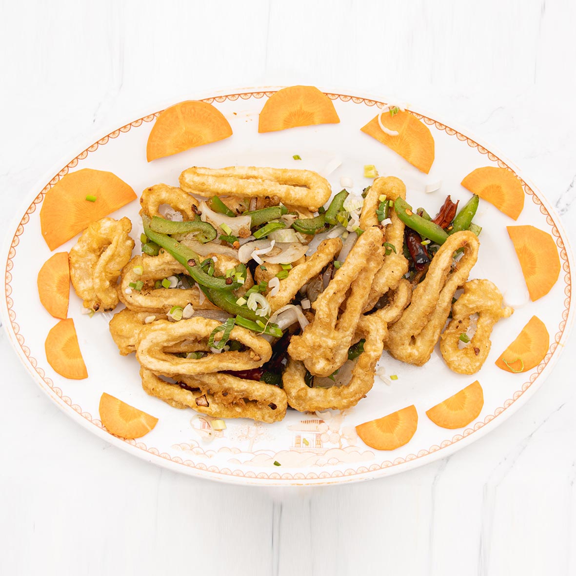Spicy Fried Squid • 227 kcal