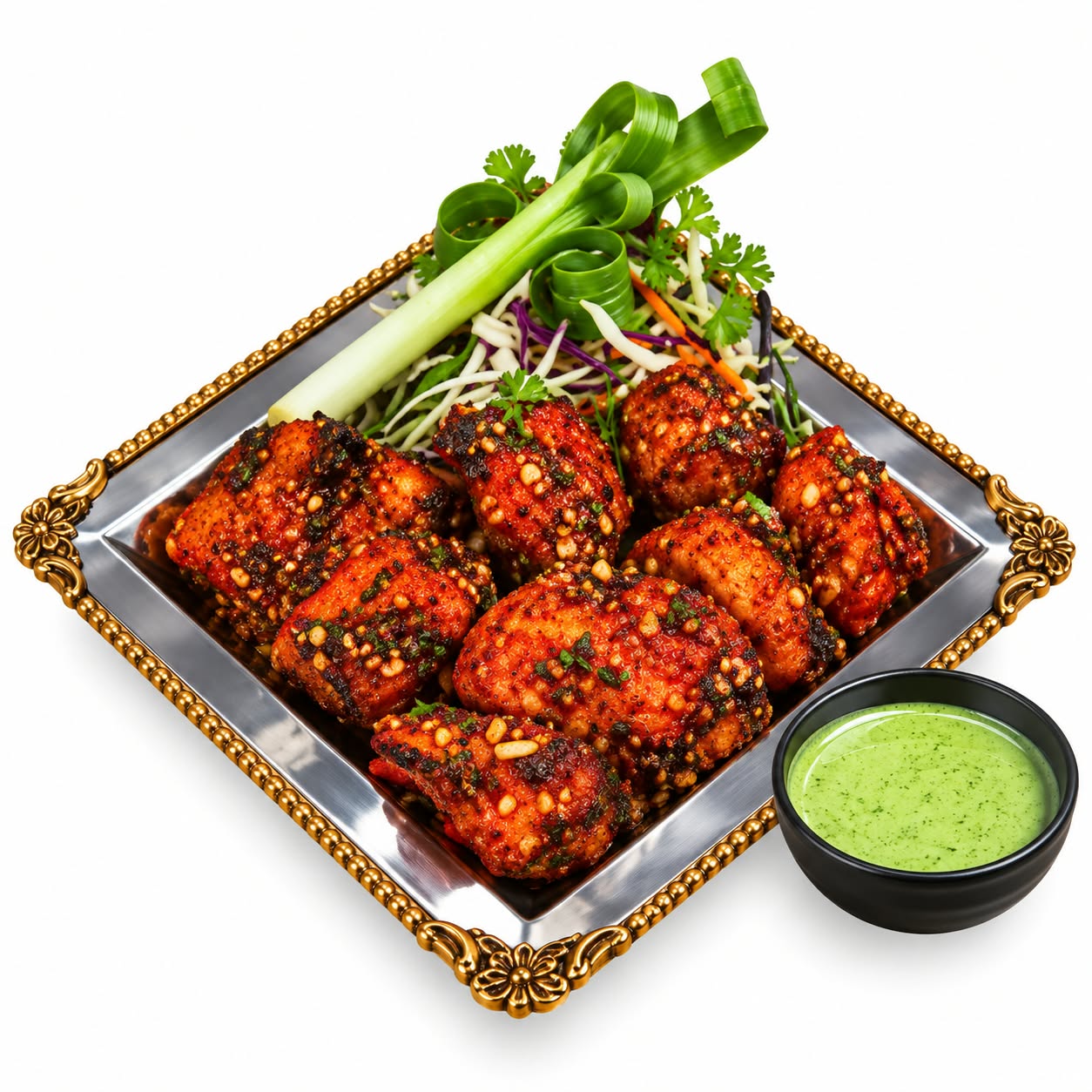 Murgh Lasooni kebab