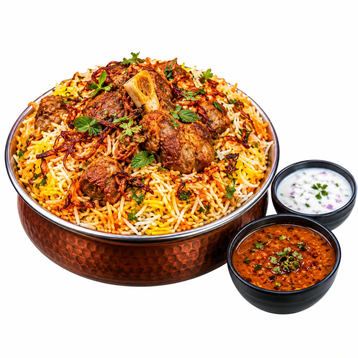 Hyderabadi Mutton Biryani (Spl)