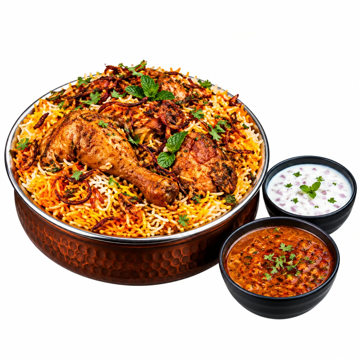 Hyderabadi Chicken Biryani (Spl)