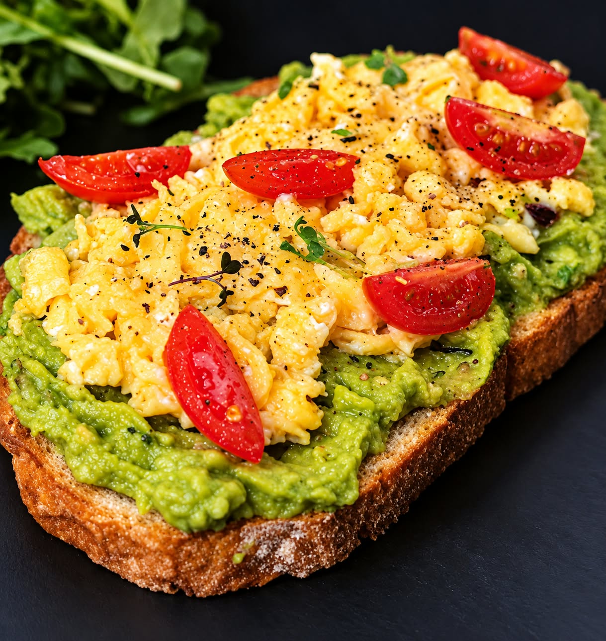 Scrambled Egg Toast